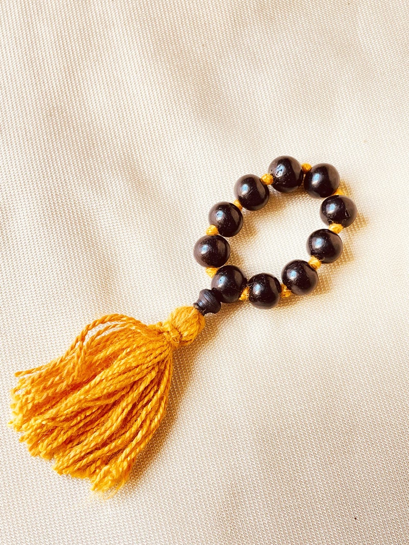 RDK Ebony Finger Mala For Wearing and Pooja (9+1) Karungali Kattai Mala For Japa and Gifting - Image 4