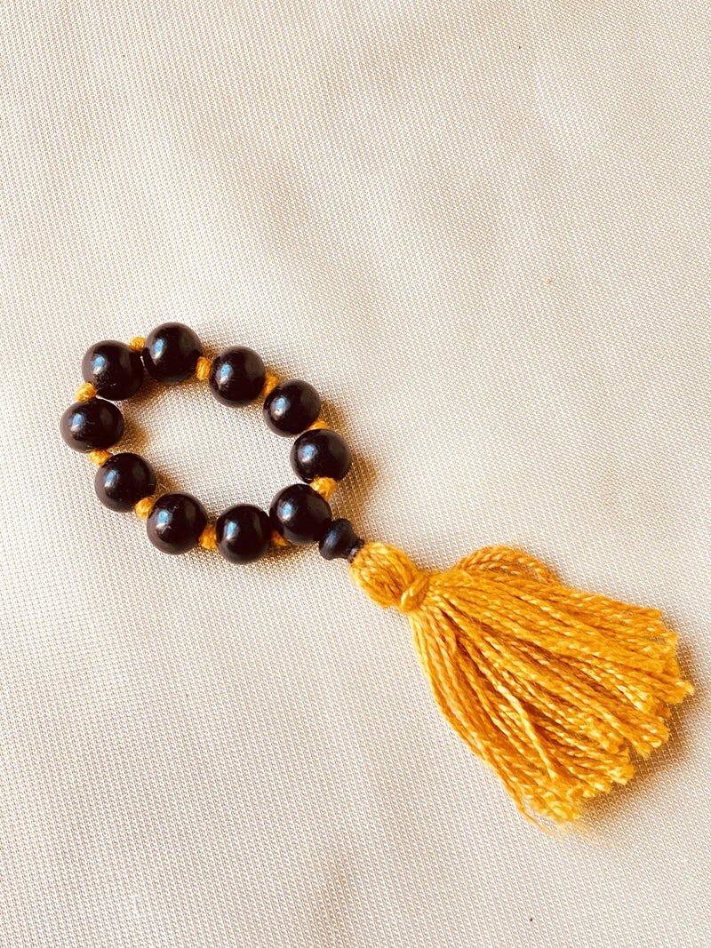 RDK Ebony Finger Mala For Wearing and Pooja (9+1) Karungali Kattai Mala For Japa and Gifting - Image 2