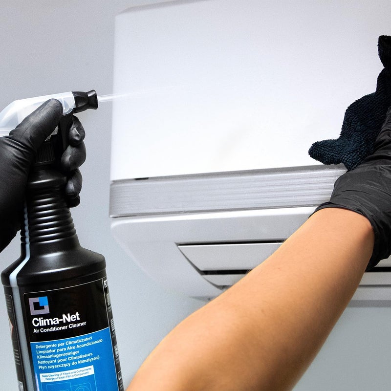 ERRECOM Cleaning Kit for Air Conditioners, includes Clima-Net (1L), Air Conditioning Cleaning Cover Bag Wally, BIO-Acid and BIO-Alkaline 2 L Biodegradable Condenser Cleaners, Gloves - Image 5