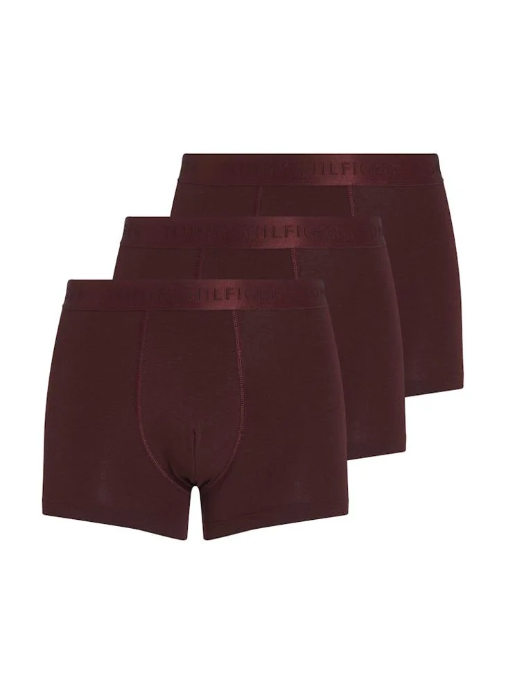 تومي هيلفيغر 3 Pack Logo Band Trunks