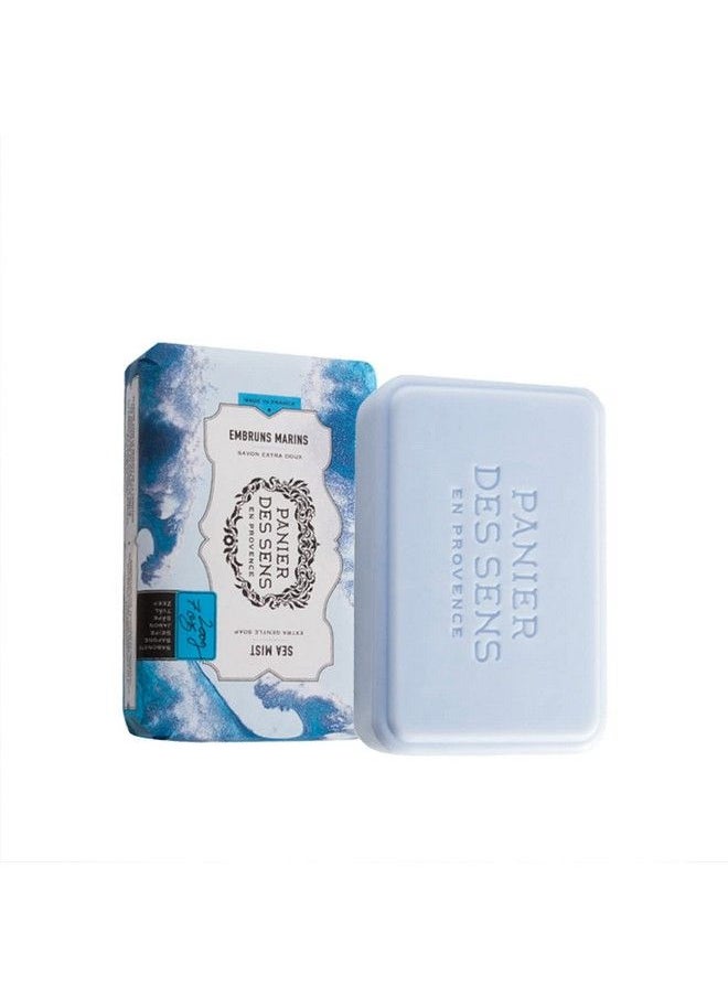 PANIER DES SENS Shea Butter Natural Bar Soap Sea Mist Bath & Body Soap Bars Made In France 95% Natural 2 Bars 7Oz/200G Each  - Image 3