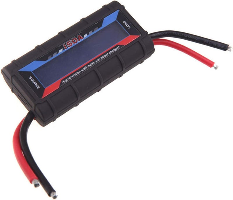 Abletop 150A Watt Meter Power Analyzer High Precision RC with Digital LCD Screen for Voltage (V) Current(A) Power(W) Charge(Ah) and Energy (Wh) Measurement - Image 1