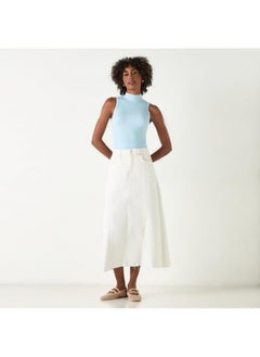 2Xtremz 2Xtremz Ribbed Sleeveless Sweater with High Neck  - Image 2