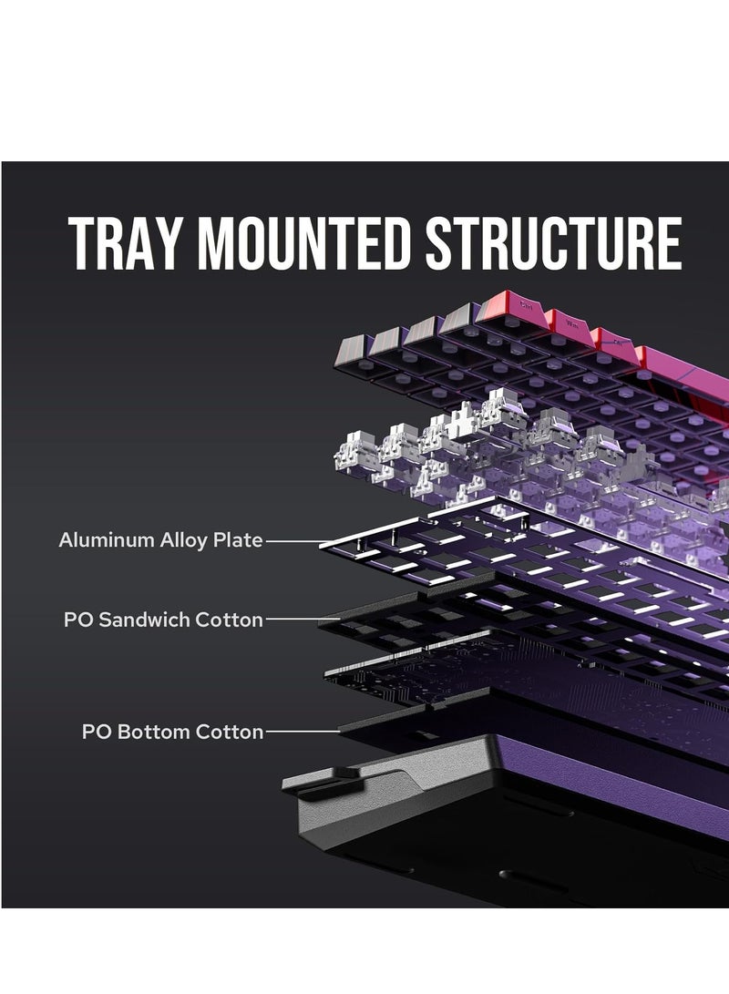 ابوماكر لوحة مفاتيح مغناطيسية سلكية مع تشغيل قابل للتعديل - Image 4