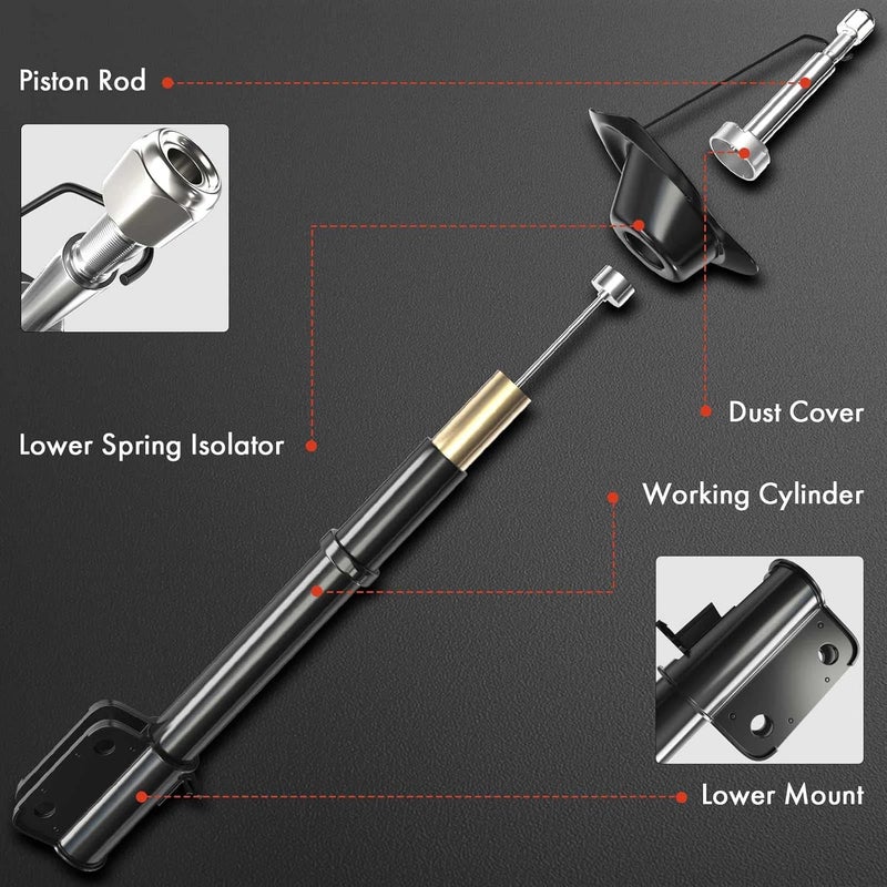 A-Premium Front Pair Struts Shock Absorber with Magnetic Ride Control - Image 2