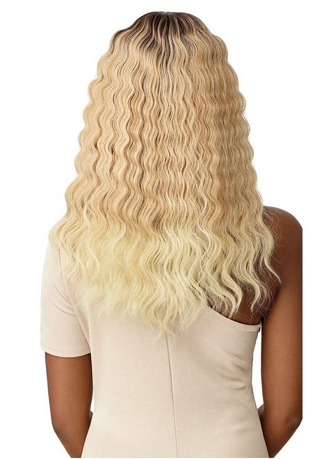 Outre Lace Front Natural Baby Hairs Hd Transparent Lace Crimp Wave Style Lucy (1)  - Image 5