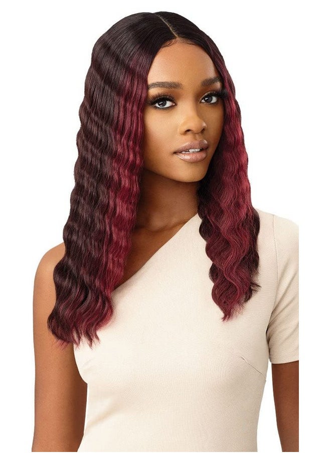 Outre Lace Front Natural Baby Hairs Hd Transparent Lace Crimp Wave Style Lucy (1)  - Image 3