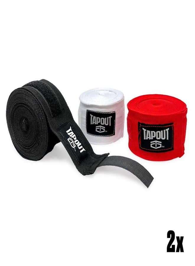 TAPOUT Multicolor Handwraps 6-Pack: (2) Black, (2) White, (2) Red - Image 5
