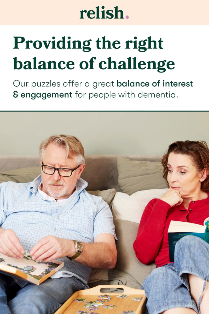 ريليش ألغاز الخرف المذاق للبالغين 35 قطعة رحلة على الطريق بانورزو منتجات الزهايمر - Image 5