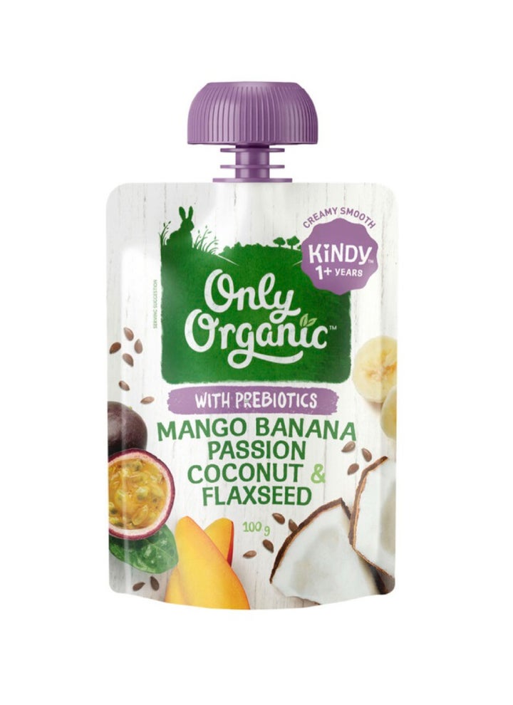 Mango Passion Coconut Flaxseed Puree