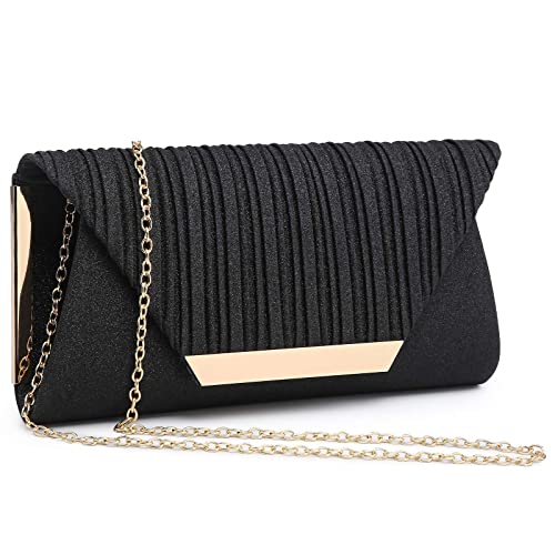 Dasein Women Evening Bags Wedding Purses Handbags Party Clutches Cocktail Prom Formal Clutch with Glitter - Image 1