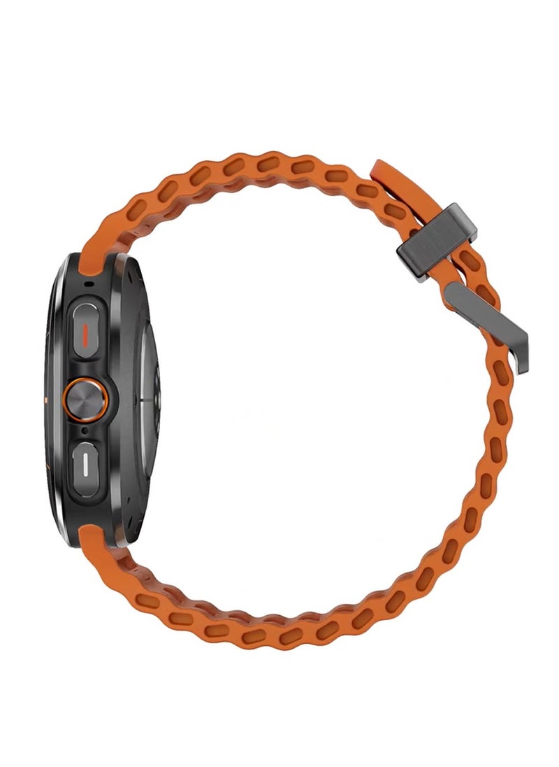 FEND FEND W7 Smart Watch Ultra with 47 mm Display and Wireless Charger Orange  - Image 3