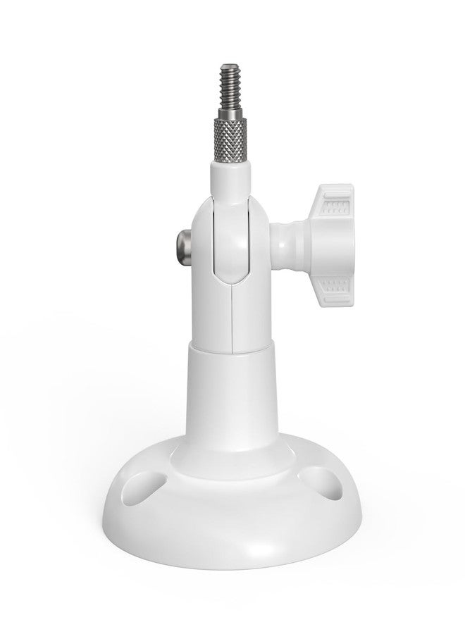 Holicfun 360° Adjustable Indoor/Outdoor Security Camera Wall Mount - Universal 1/4"-20 Thread Mounting Bracket for Ring, Blink, Eufy, Google Nest, Arlo, Wyze & More - White - Image 1