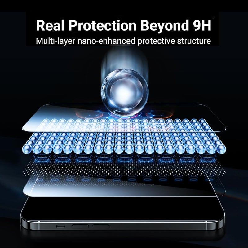 Mobilebies Premium Tempered Glass Screen Protector Guard For iPhone 16e (6.1 Inch, Pack of 1) |Ultra Clear & Edge to Edge Coverage With Easy to installation kit - Image 3