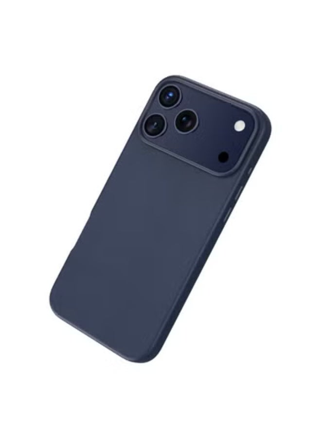 جرين ليون جراب جلدي لهاتف iPhone 17 Pro MagSafe / حماية للكاميرا / قبضة متوافقة / حماية من السقوط / غطاء خلفي مضاد للخدش - أزرق - Image 2