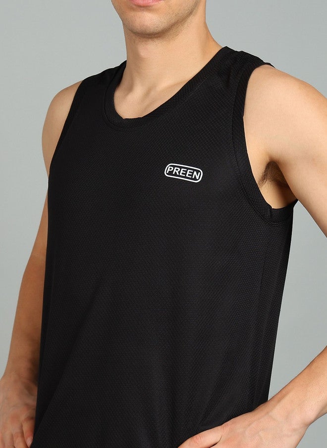 PREEN Men Round Neck Sleeveless T-shirt - Image 2