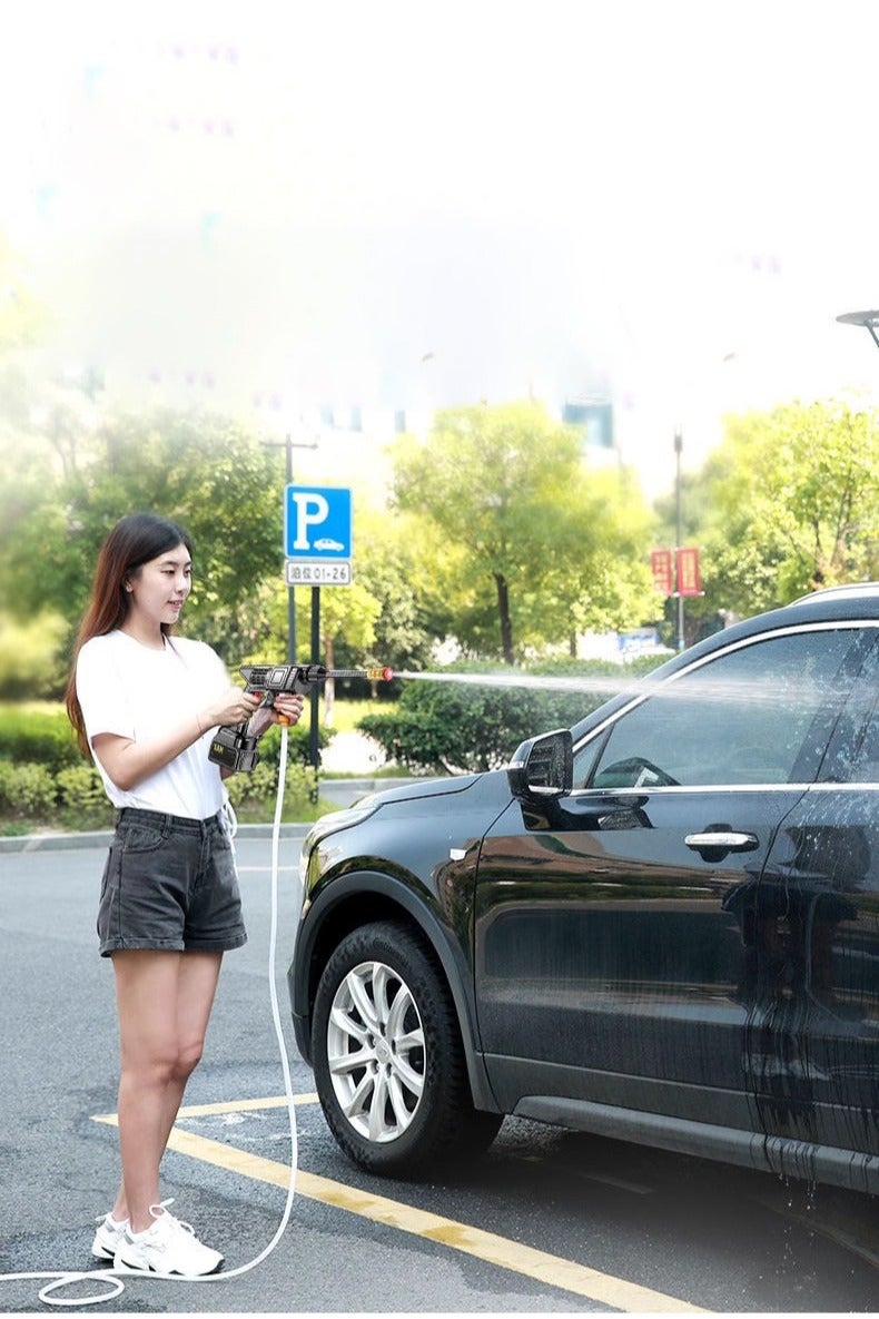 Halamine Car Washing Machine ，With Lithium Battery- Cordless Portable Electric Water High Pressure Washer Gun, Used for Floor Cleaning for Car Washes and Garden Watering  - Image 4