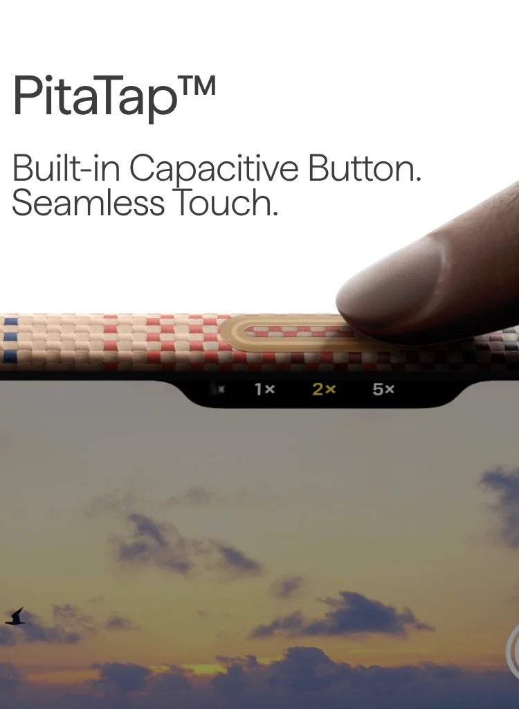 بيتاكا جراب نحيف للغاية لهاتف iPhone 17 Pro Max / لمسة PitaTap سلسة / تصميم خفيف الوزن / سهل التركيب / غطاء خلفي - غروب الشمس - Image 4