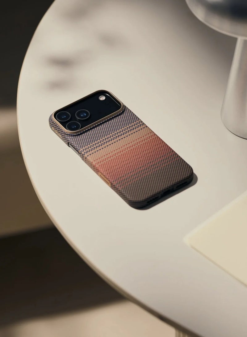 بيتاكا جراب نحيف للغاية لهاتف iPhone 17 Pro Max / لمسة PitaTap سلسة / تصميم خفيف الوزن / سهل التركيب / غطاء خلفي - غروب الشمس - Image 5