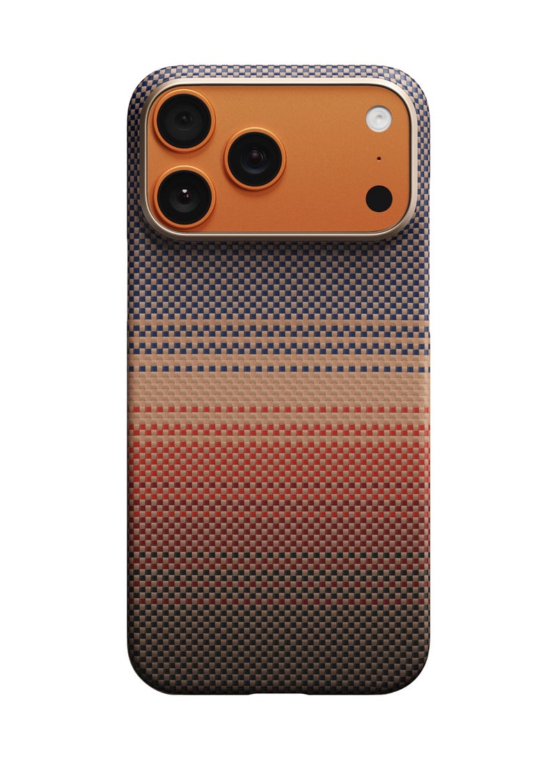 بيتاكا جراب نحيف للغاية لهاتف iPhone 17 Pro Max / لمسة PitaTap سلسة / تصميم خفيف الوزن / سهل التركيب / غطاء خلفي - غروب الشمس - Image 1