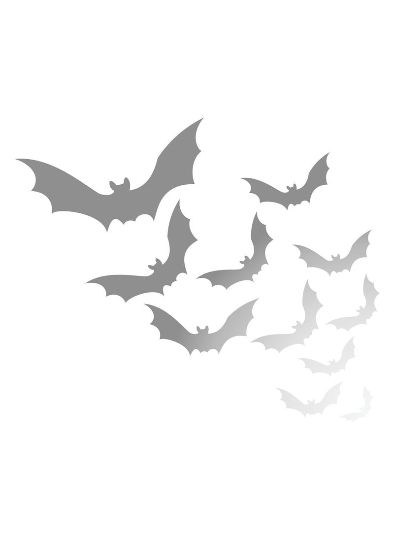 Usnyabni Halloween Bats Stencil (Size 14.5" w x 12.5" h) Reusable Stencils for Painting & Holiday Project Ideas - Use on Walls, Floors, Fabrics, Glass, Wood, Cards, and More.  - Image 5