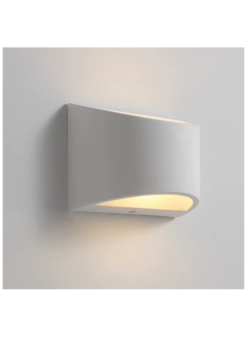 أضواء صعودا وهبوطا داخلي 3000 كيلو ضوء دافئ 5 واط كلاسيكي أبيض تصميم الحد الأدنى أدى الجدار ضوء الجسم الألومنيوم للفناء غرفة نوم المدخل الدرج - Image 2