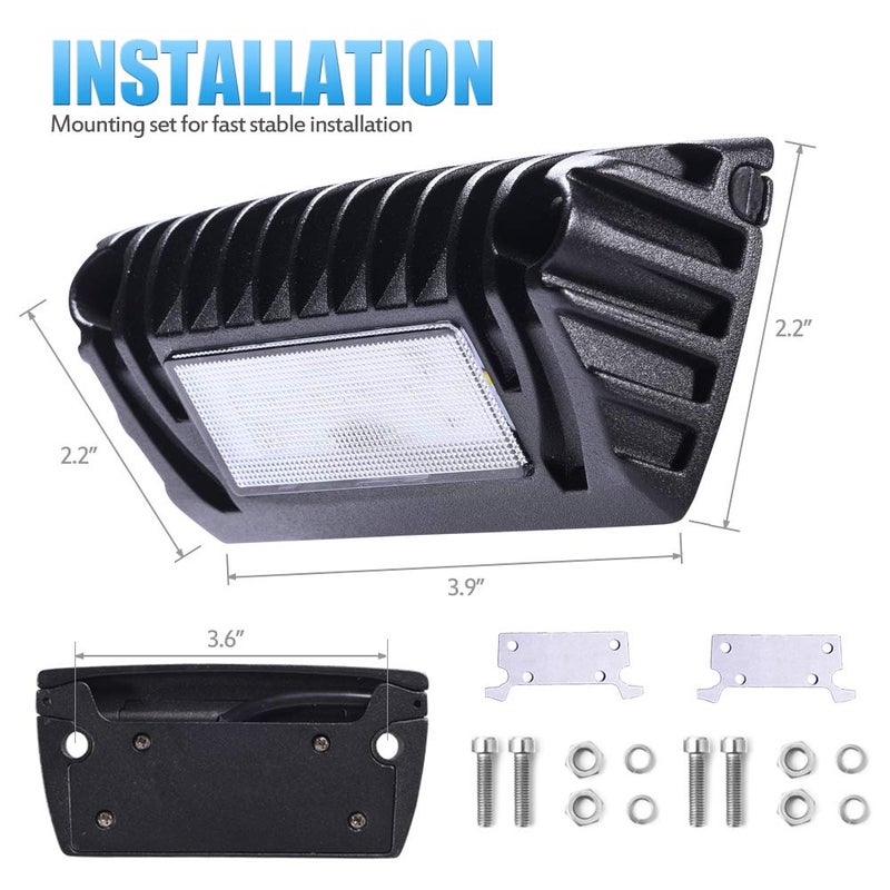 MICTUNING RV Porch Light 12V - Waterproof Exterior Utility Lighting for RVs, Trailers, Campers (2-Pack) - Image 5
