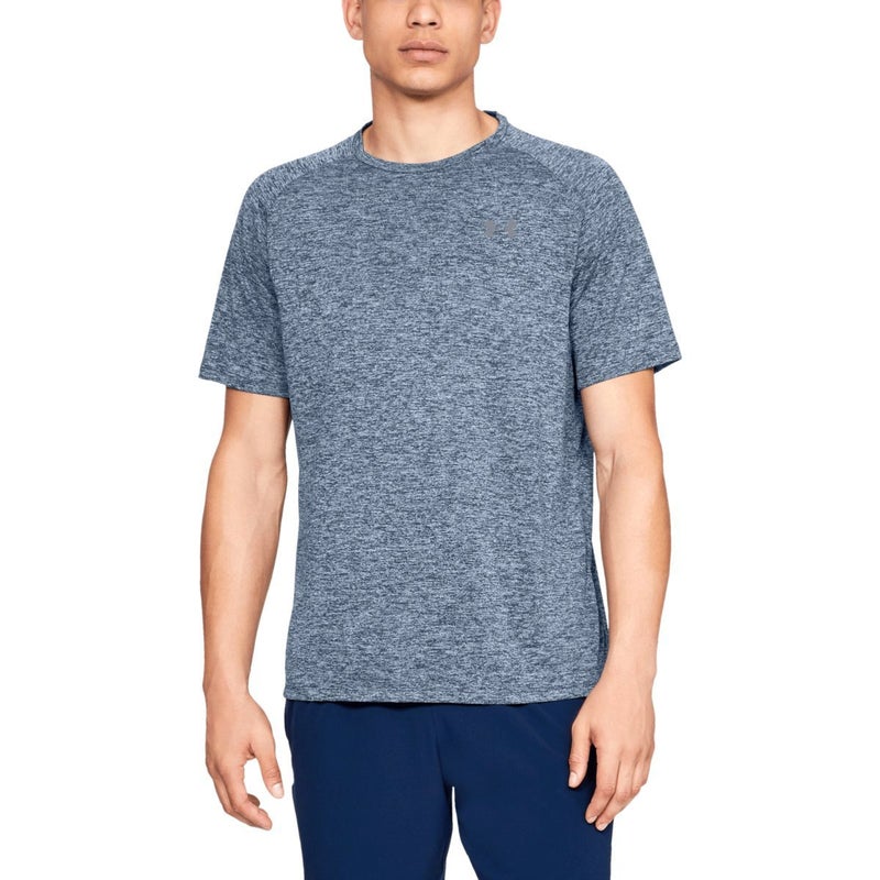 Under Armour Men's UA Tech™ 2.0 Short Sleeve LG Navy - Image 1