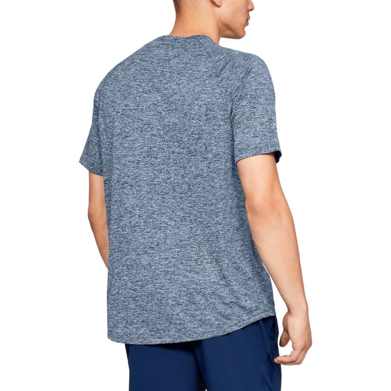 Under Armour Men's UA Tech™ 2.0 Short Sleeve LG Navy - Image 2