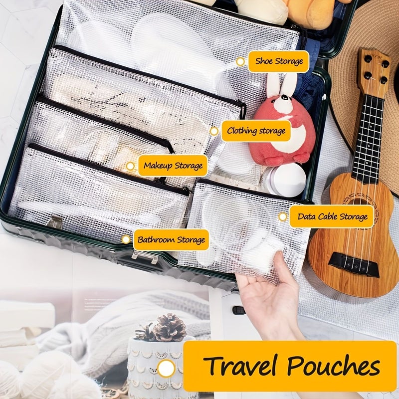 Mesh Zipper Pouch Document File Pocket Multipurpose Black Bill Organizer Folder Suitable For Office And Household Use 1 Pack - Image 2