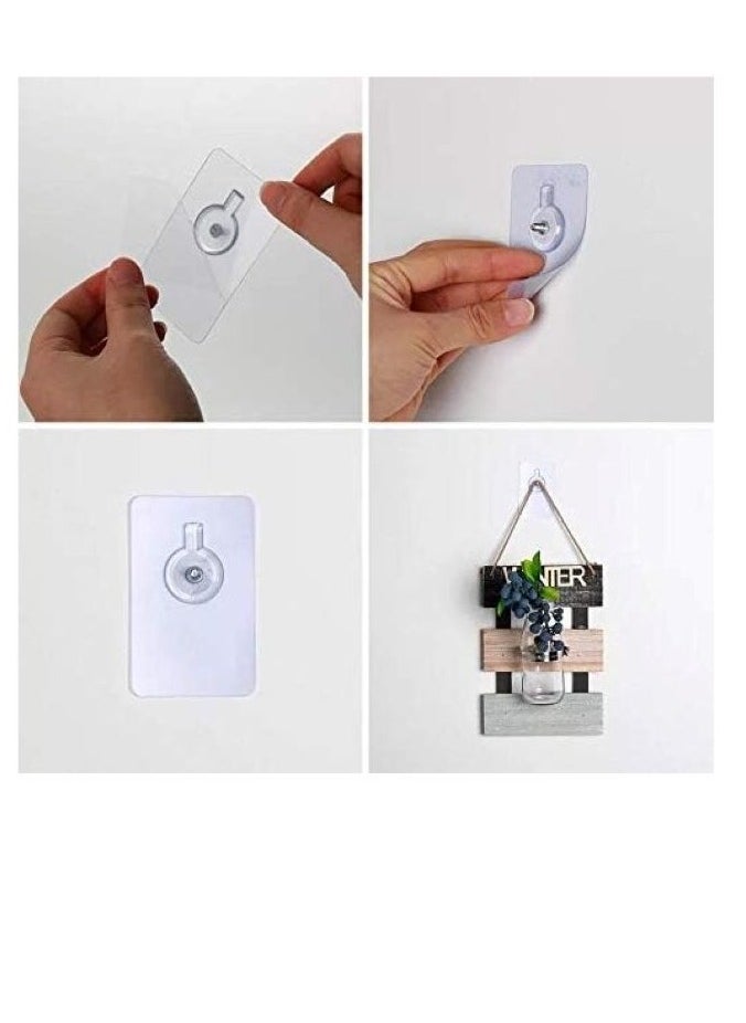 4 Nail replacement - an adhesive nail to fix things on the wall and for hanging - instead of driving nails into the wall - goodbye to distorting the walls - 4 pieces