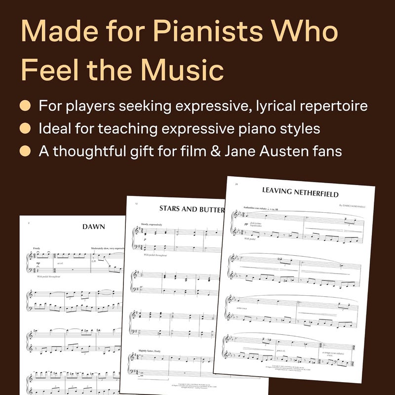 Hal Leonard Corp Pride and Prejudice: Music from the Motion Picture Soundtrack - Piano Solo - Image 5