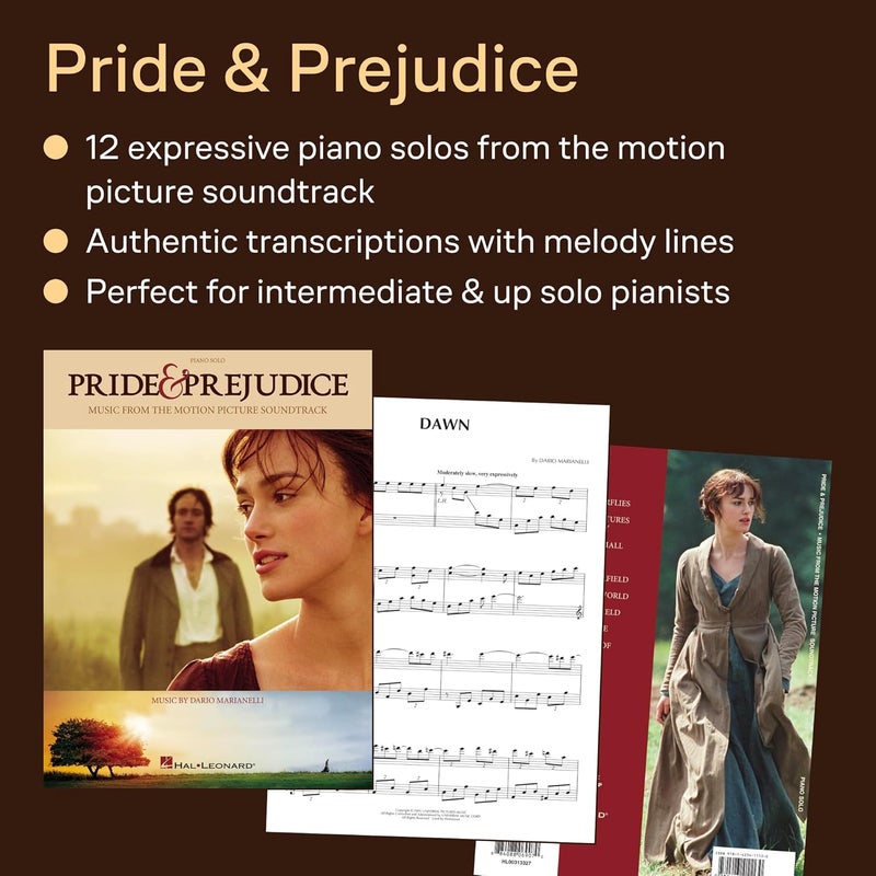 Hal Leonard Corp Pride and Prejudice: Music from the Motion Picture Soundtrack - Piano Solo - Image 3