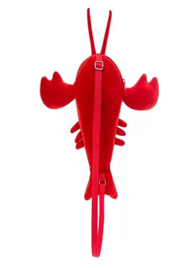 Ueeksry Adorable Lobster Plush Shoulder Bag - Kawaii Animal Shape Crossbody Bag, Novelty Purse Wallet Messenger Bag - Image 4