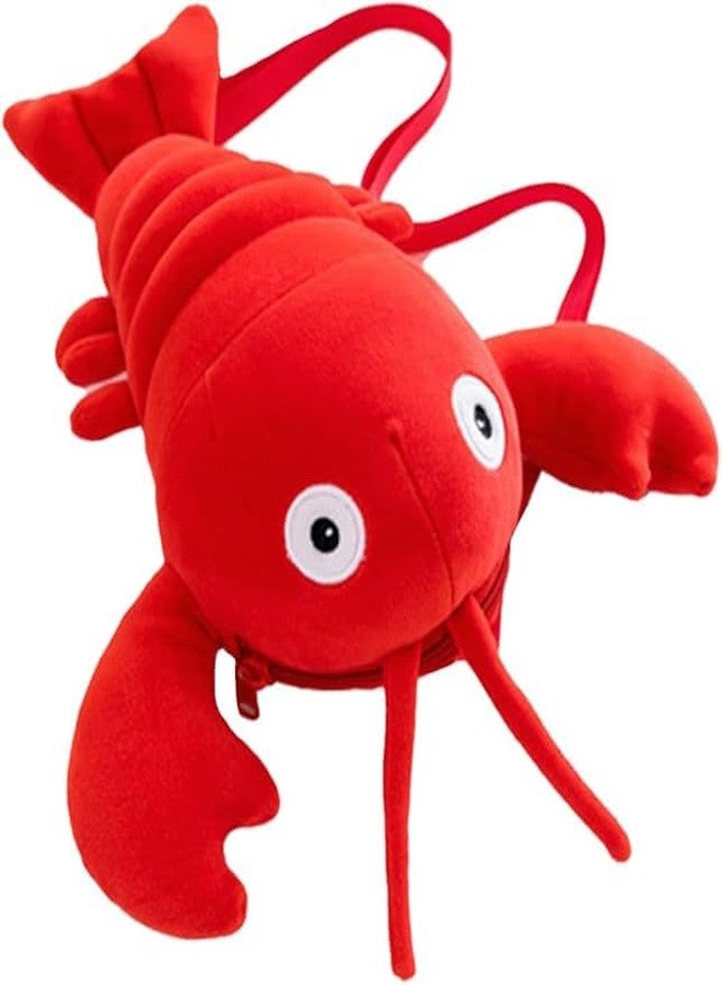 Ueeksry Adorable Lobster Plush Shoulder Bag - Kawaii Animal Shape Crossbody Bag, Novelty Purse Wallet Messenger Bag - Image 1