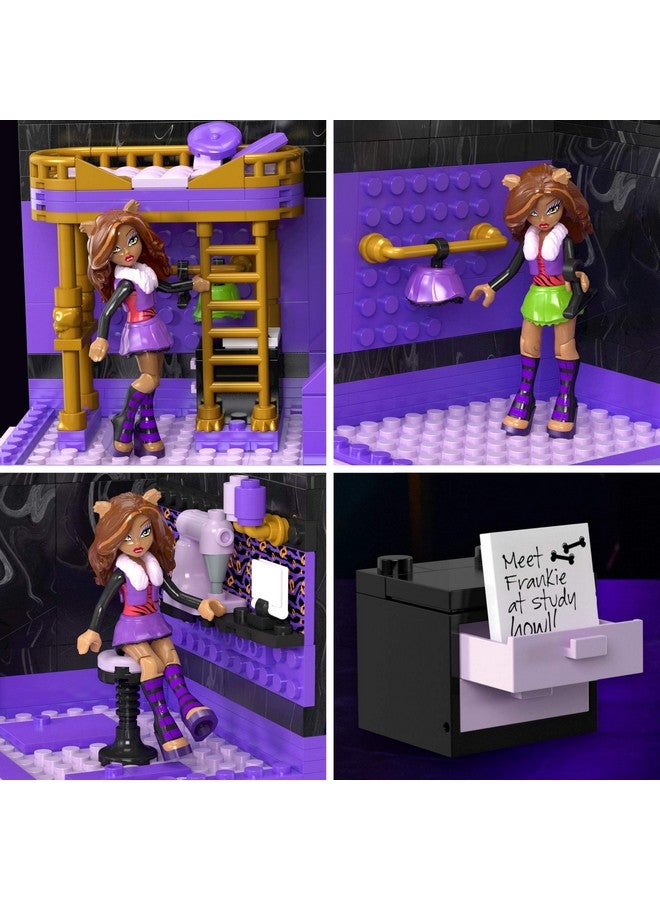 Mega Brands مجموعة بناء شخصية ميني مونسٹر هاي العملاقة - عرين كلويدين مع 299 قطعة، ركن الكتب للمجمعين - Image 5