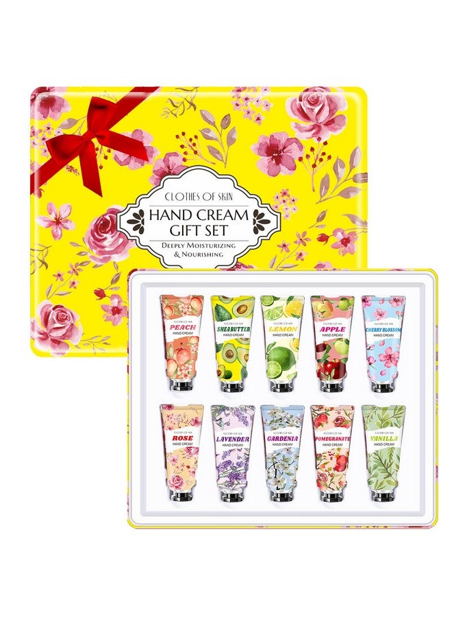RUNBEN 10 Pack Hand Cream Gifts,Christmas Gifts for Women,Stocking Stuffe for Teen Girls,Bridesmaid Gifts,Thank You Gifts Hand Cream for Dry Hands,Teacher Gifts Birthday Hand Lotion Gifts Set for Coworkers - Image 1