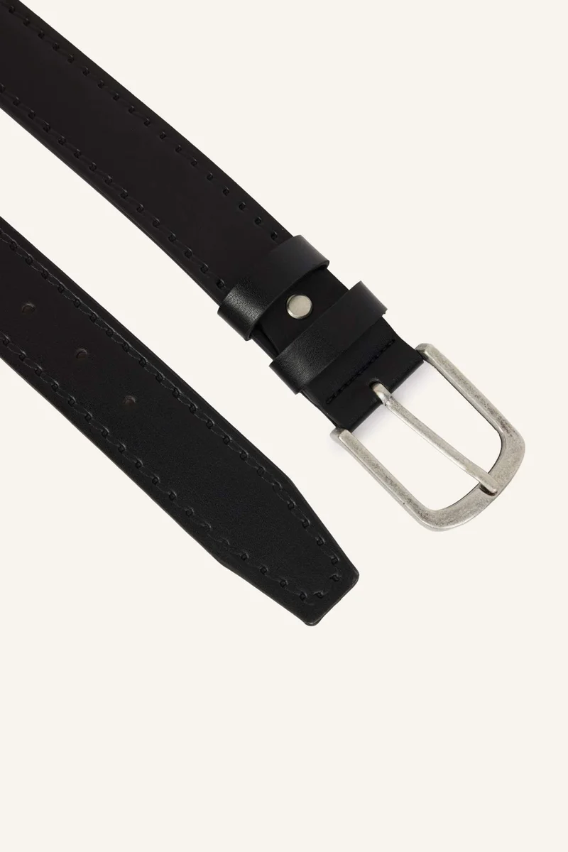 Defacto  Man Rectangle Clasp Faux Leather for Men | Best Price UAE