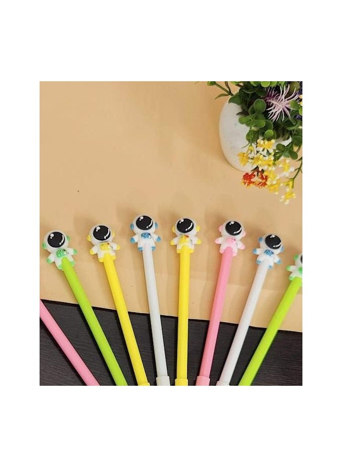 Generic Blue Gel Pens for School and Office - Cartoon Office Pen, Stylish School Gel Pen, (Pack of 1, Astronaut)  - Image 3