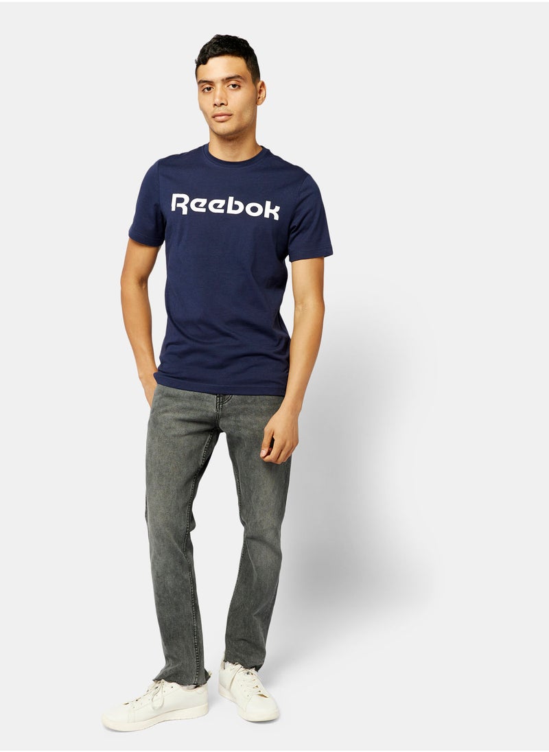 Reebok - Gs Reebok Linear Re - Vecnav/White - Image 1
