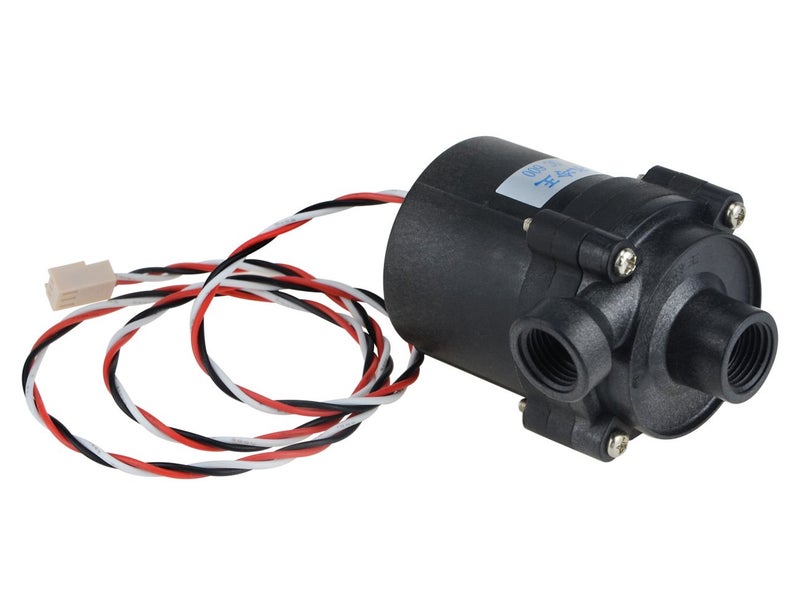 BXQINLENX نظام تبريد المياه BXQINLENX SC600 DC 12V لوحدة المعالجة المركزية مع مضخة مياه 132.09 GPH 10W بدون فرشاة للكمبيوتر المكتبي والكمبيوتر المحمول - Image 1