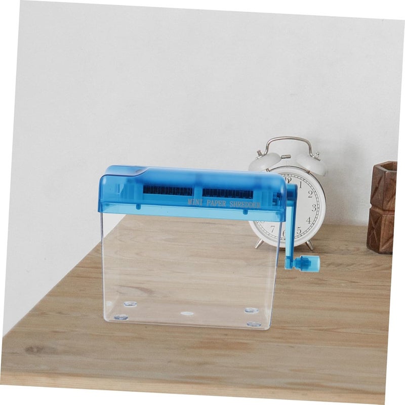 Ciieeo Mini Manual A6 Paper Shredder Hand Crank Desktop Document Cutter Portable for Home and Office Use - Image 5