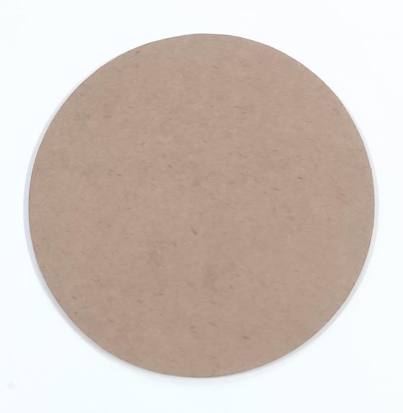 Bandhan Enterprises Round Board for Art Craft 12 inch 30 cm 4 mm Thick Mandala Art Painting Pack of 2