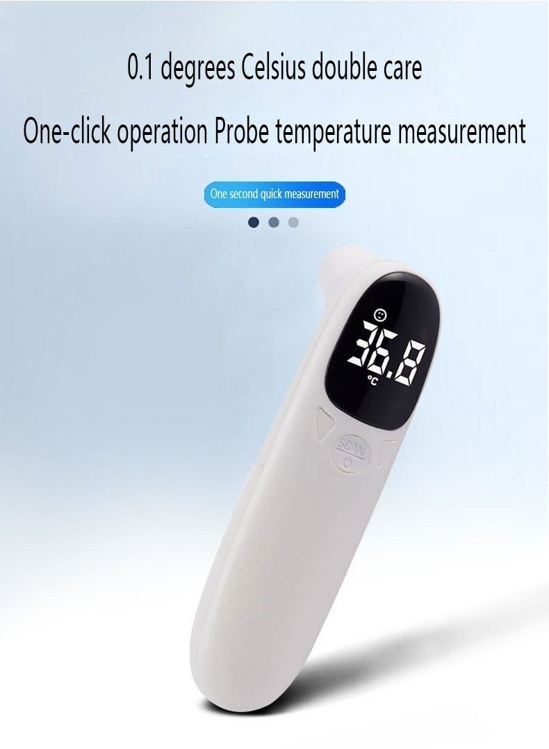إنفراريد مقياس حرارة بالأشعة تحت الحمراء بدون تلامس، قياس دقيق لدرجة حرارة الجبين والأجسام، وضع مزدوج °F/°C، للأطفال الرضع والأطفال والكبار، دقة طبية - Image 5