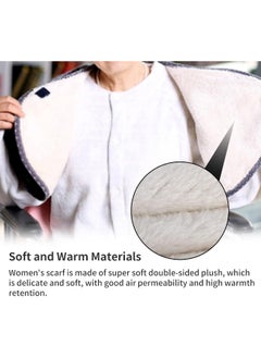 Semme Semme Warm Shoulder Shawl Cape, Washable Neck Heat Pad Double-sided Plush Shoulder Shawl for Winter  - Image 4