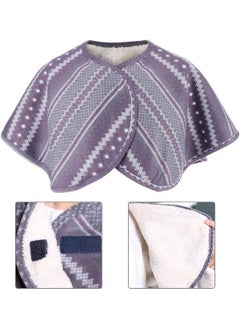 Semme Semme Warm Shoulder Shawl Cape, Washable Neck Heat Pad Double-sided Plush Shoulder Shawl for Winter  - Image 5