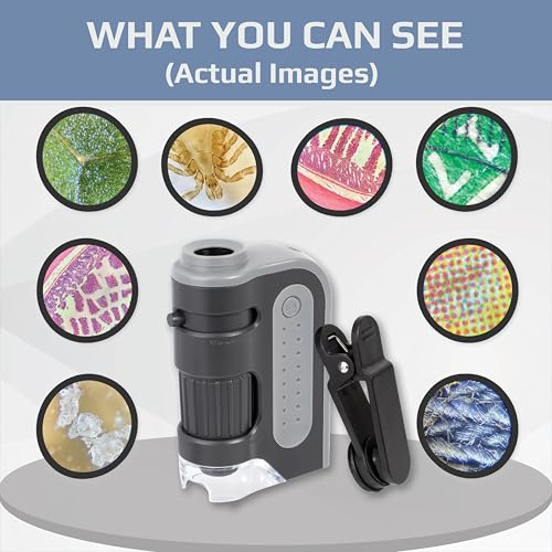 Carson MicroBrite Plus 60x-120x Power LED Lighted Pocket Microscope (MM-300) - Image 3