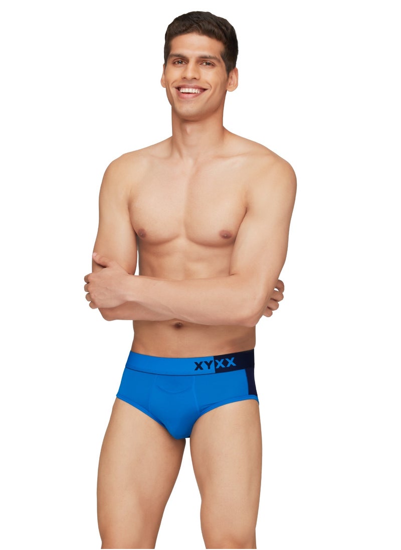 XYXX - Pack of 3 Dualist Intellisoft Micro Modal Color Blocked Colorblock Men Brief - Image 1