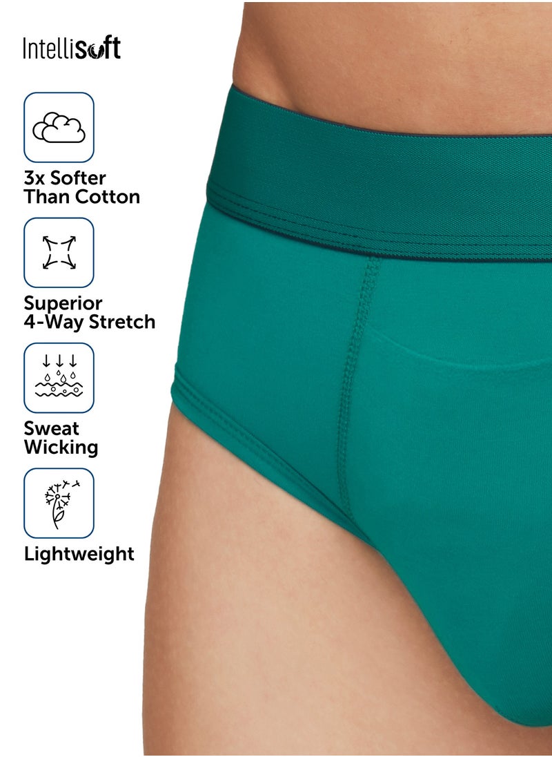 XYXX - Pack of 3 Dualist Intellisoft Micro Modal Color Blocked Colorblock Men Brief - Image 1