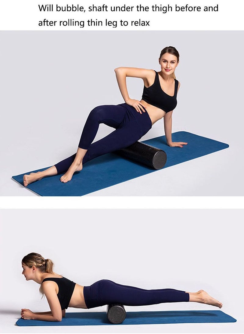 Sports - High Density Yoga Foam Roller for Back, Legs Exercise, Massage, Muscle Recovery and for Pain Relief Great for Fitness Enthusiasts of all Levels 60Cm Perfect for Developing Core and Stamina - Image 1